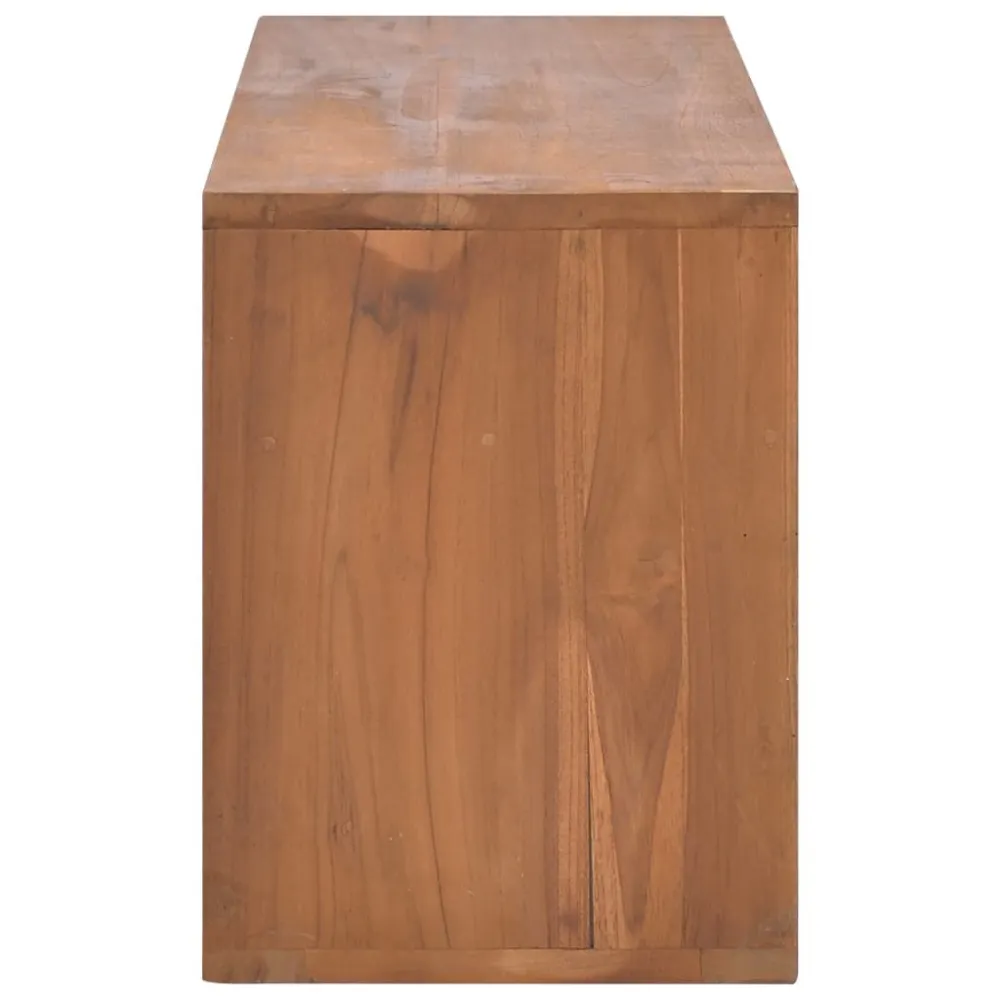 Móvel de TV 90x30x40 cm madeira de teca maciç com Garantia de 2 Anos
