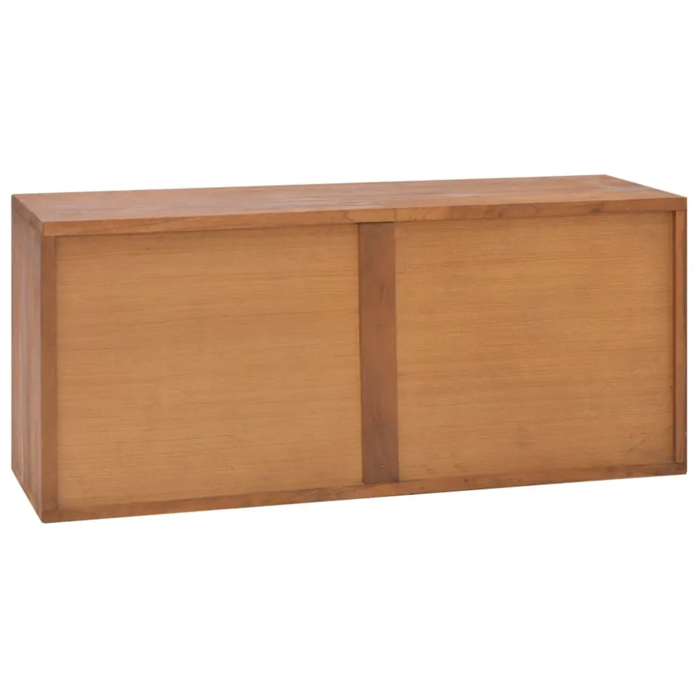 Móvel de TV 90x30x40 cm madeira de teca maciç com Garantia de 2 Anos