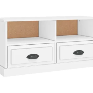 Móvel de TV 93x35,5x45 cm derivados de madeira branco