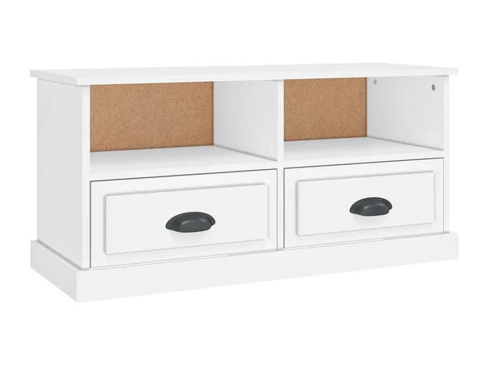 Móvel de TV 93x35,5x45 cm derivados de madeira branco
