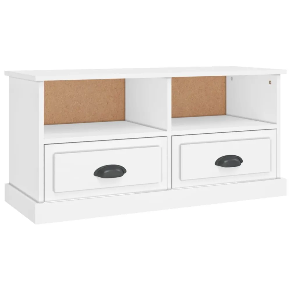 Móvel de TV 93x35,5x45 cm derivados de madeira branco