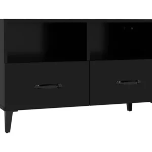 Móvel para TV 80x36x50 cm derivados de madeira preto