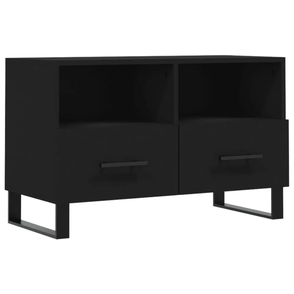 Móvel para TV 80x36x50 cm derivados de madeira preto