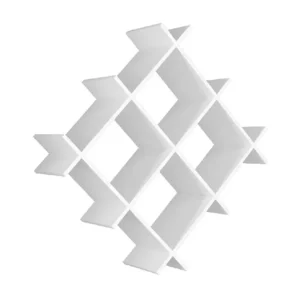 Prateleira Gisella, Branco, 75x27x75 cm, EPIKASA