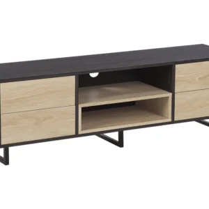 TV Stand Dark Wood MAINE