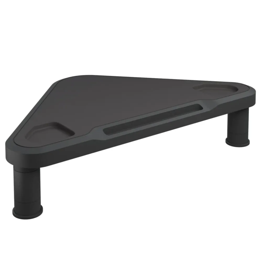 Suporte de canto para monitor 49x28x10,5 cm preto