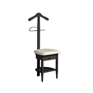 Cabide - A115cm x L45cm x F41cm - faia maciç preto - Stanza