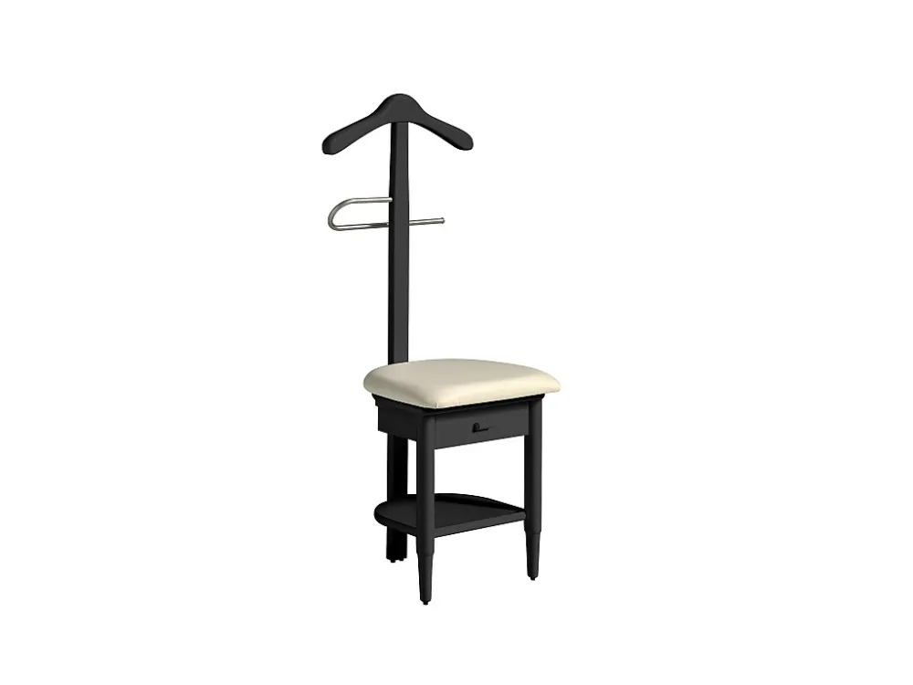 Cabide - A115cm x L45cm x F41cm - faia maciç preto - Stanza
