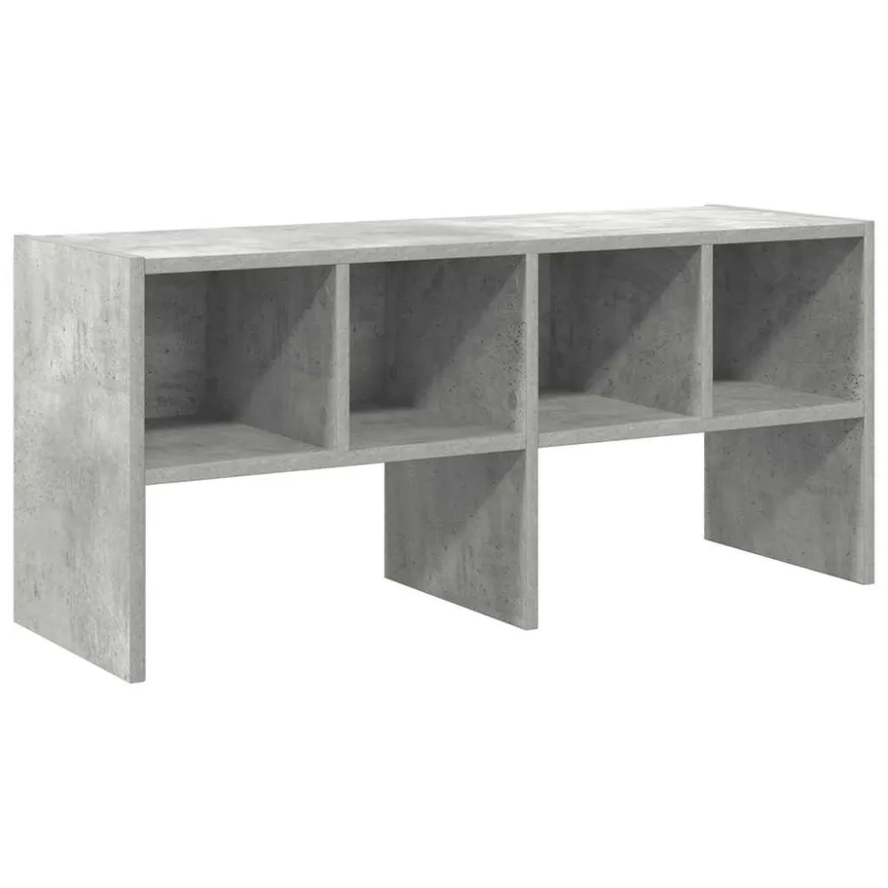 Sapateira empilháveis 89,5x30x40 cm cinzento cimento