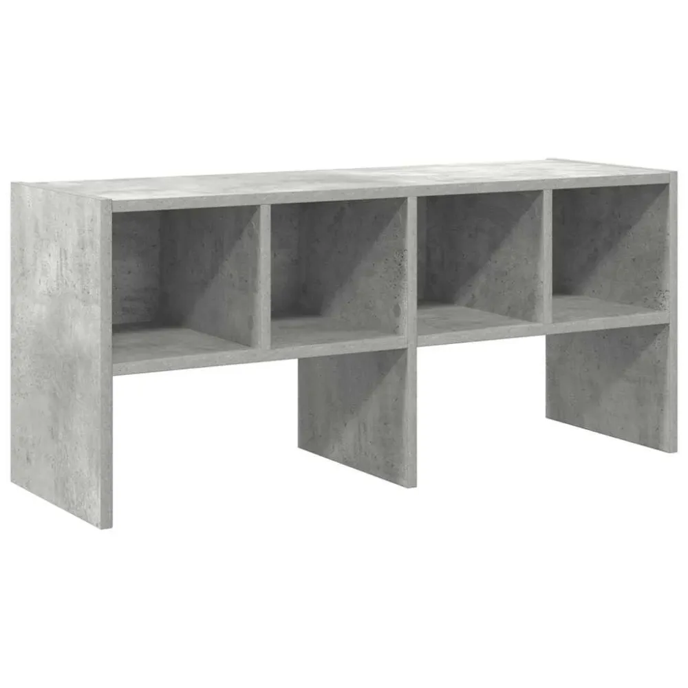 Sapateira empilháveis 89,5x30x40 cm cinzento cimento