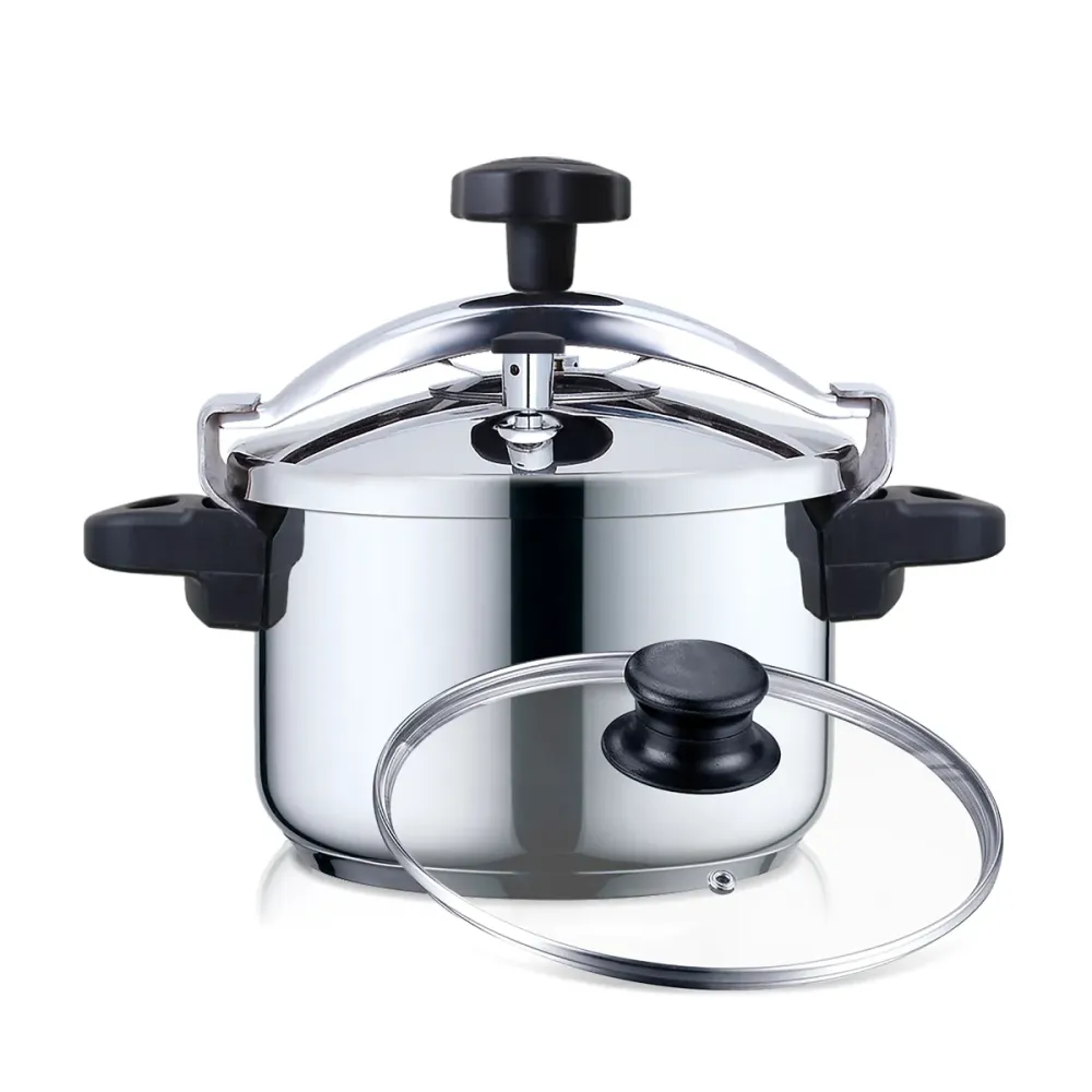 Profissional Panela de Pressão HAEGER Pressure Cooker 2 1 - Diâmetro 22 cm, 4 Litros, Inox