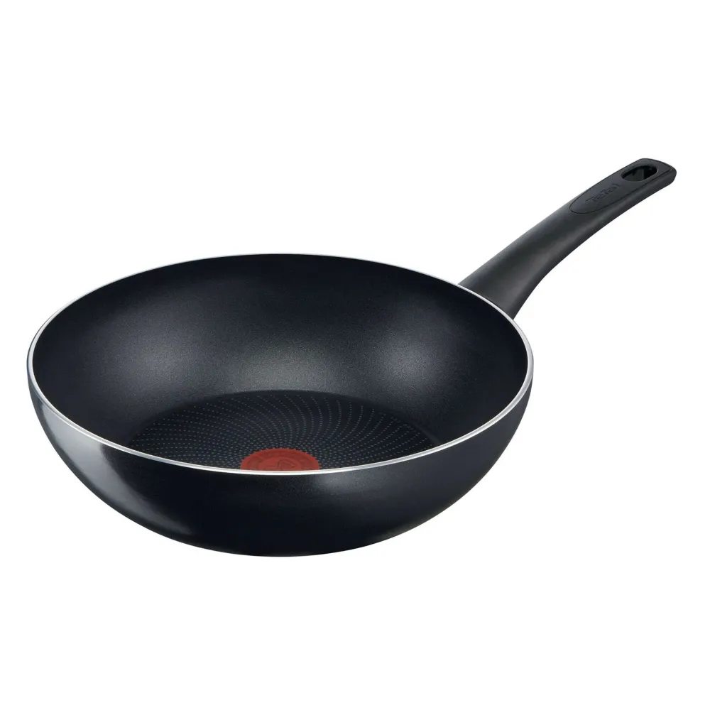 Frigideira Wok Tefal Simples Cook & Clean 28CM | 28cm, Antiaderente, Sem Indução