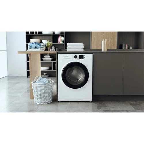 Máquina de Limpar Roupa Hotpoint NS 722U WK SPT N | 7 Kg | 1200 RPM | E | Branco - Outlet - Grade B