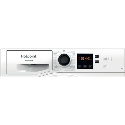 Máquina de Limpar Roupa Hotpoint NS 722U WK SPT N | 7 Kg | 1200 RPM | E | Branco - Outlet - Grade B