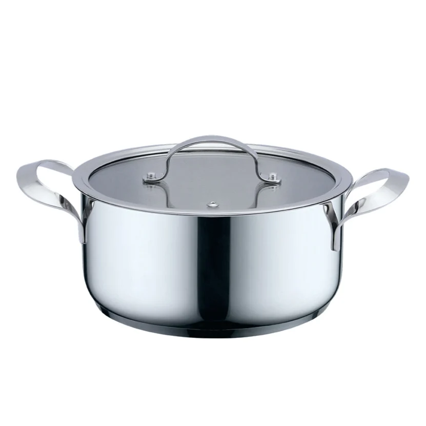 Panela De Cozinha Haeger Inox Pot 18h | Diâmetro 18cm, ço Inoxidável