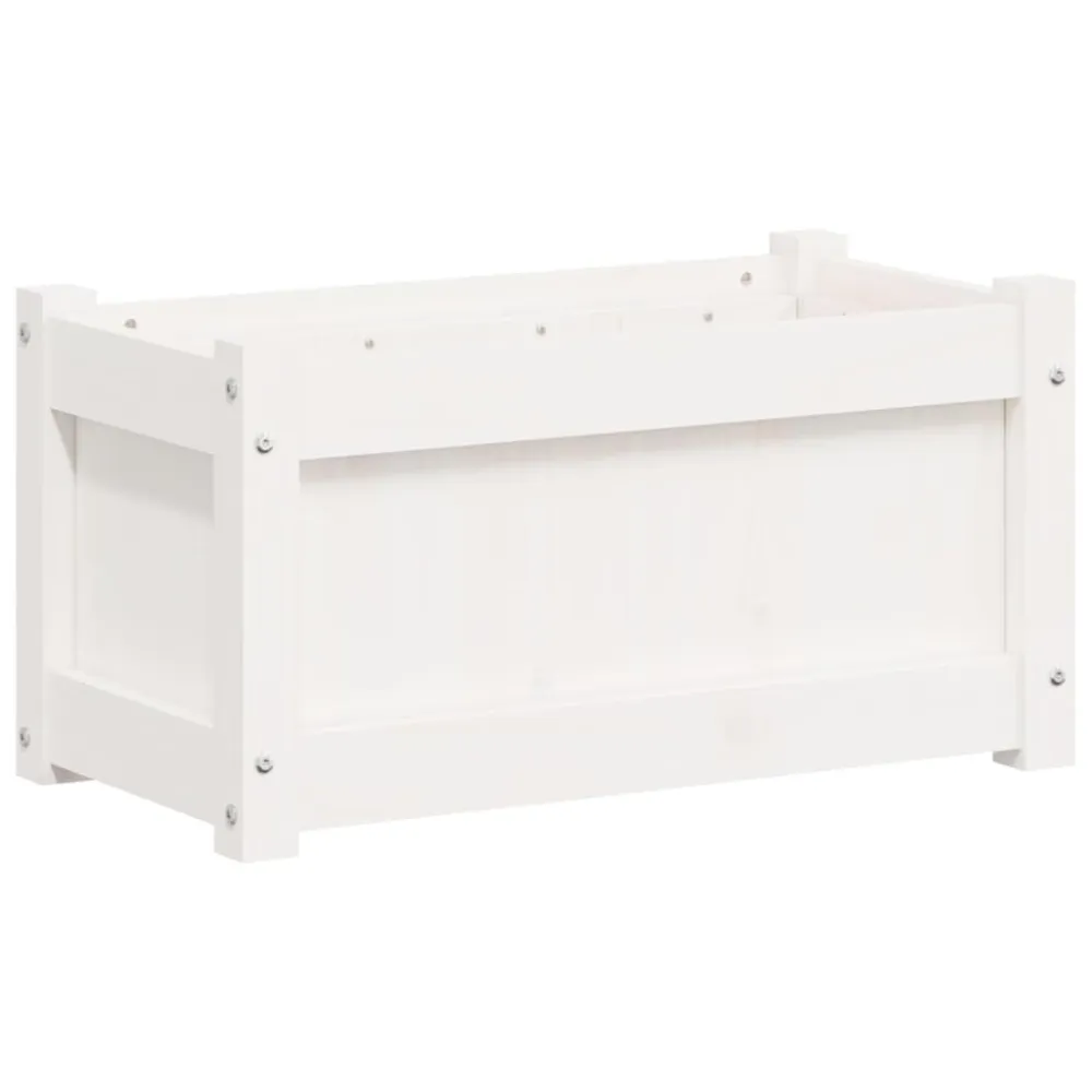 Pá de Transplantio Vaso/floreira de jardim 60x31x31 cm pinho maciço branco