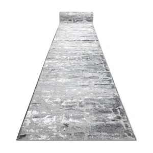 Passadeira Structural MEFE 6184 dois níveis de lã cinza cinza apagado 80x500 cm