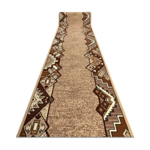 Tapete de Fibra Natural PASSADEIRA BCF BARYTON bege 80x210 cm