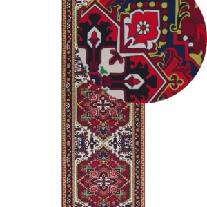 Tapete vermelho 80 x 240 cm COLACHEL para Sala de Estar