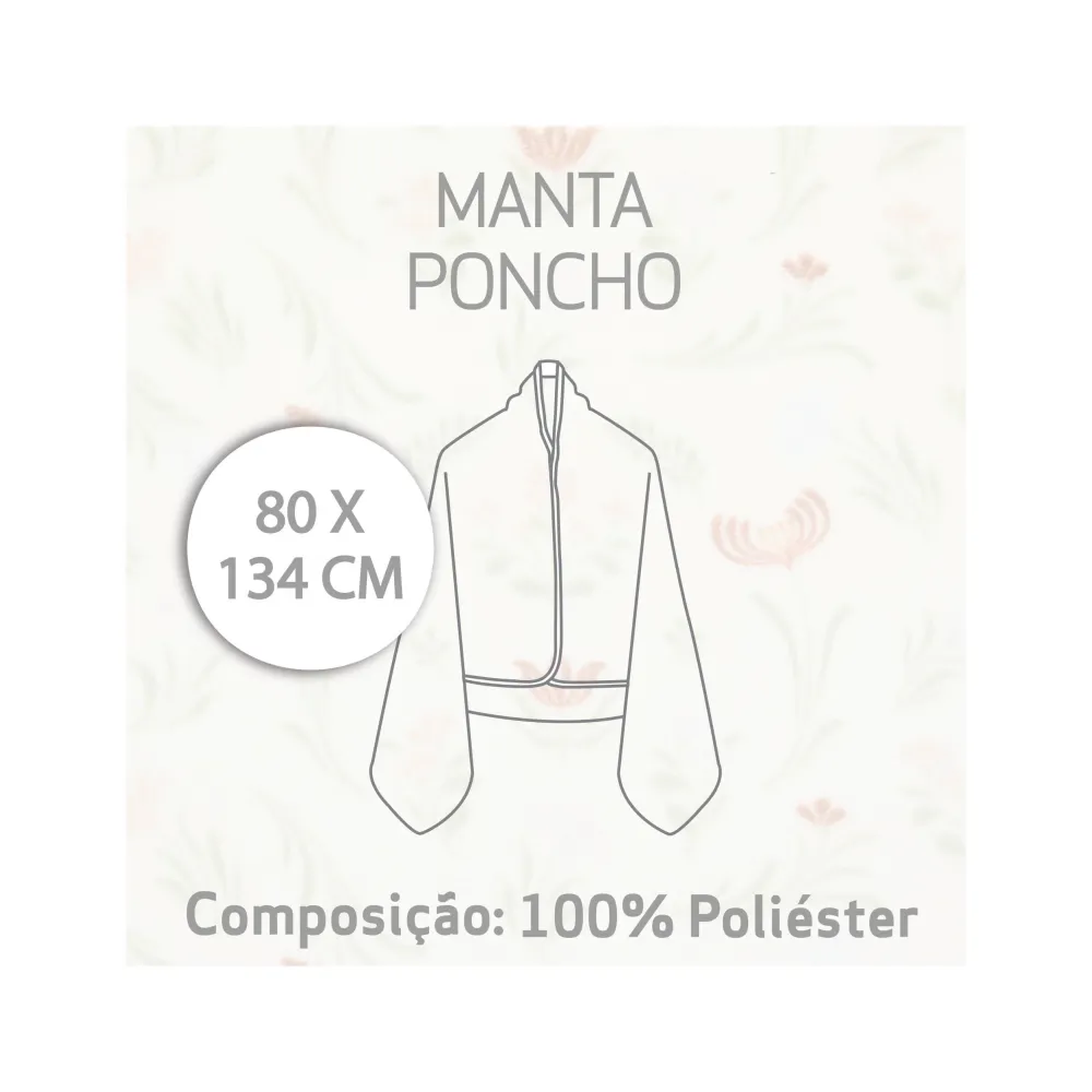 Acessório para Churrasco Manta Poncho Plantópia