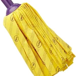 Esfregão Vapor MERY Esfregona de Tiras em Viscose – Super Resistente Multi-Superfícies 23 cm Amarela