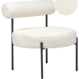 Acessório Resistente Poltrona ALPHA Bouclé Branco