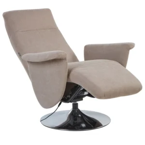Cadeira reclinável PRIME Tecido Taupe Diâmetro 10 mm