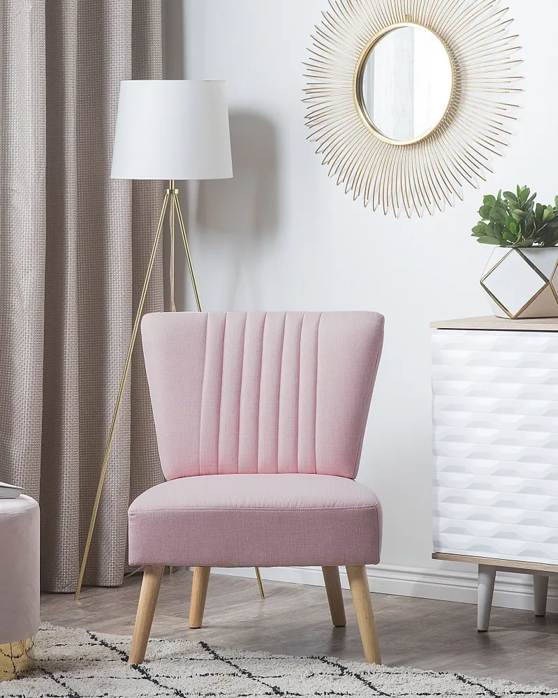 Poltrona VAASA Tecido Rosa Compatível com IKEA MALM
