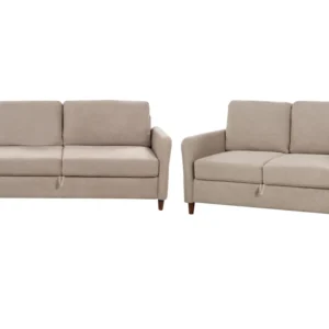 Revestimento Premium Fabric Living Room Sofa Set Taupe MARE