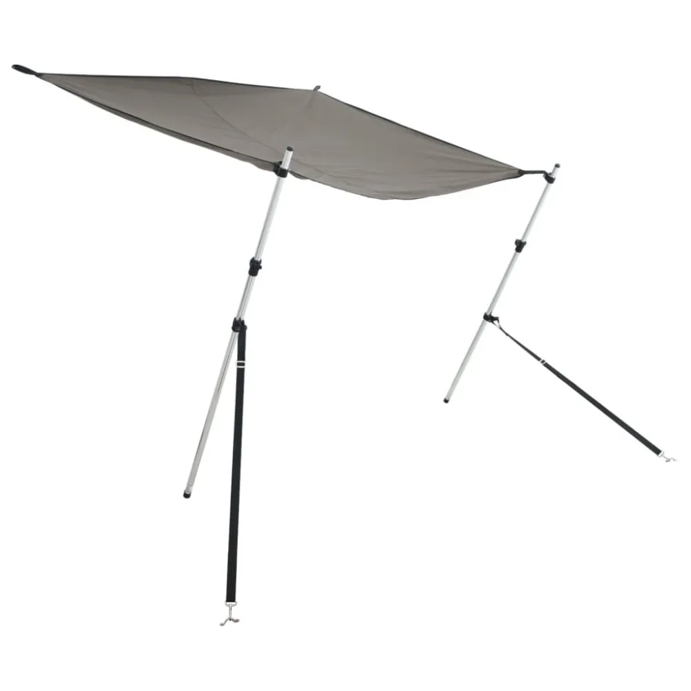 Extensão de toldo em T 170x170x(115-183) cm antracite