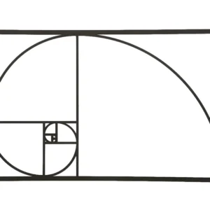 Decoração Metálica Proporção Áurea, Preto, 53x1,5x35 cm, EPIKASA Compatível com Honda