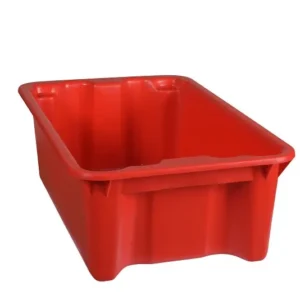 Plastipol-Scheu K 400/0 POLYBOX PP VERMELHO, 590 mm x 380 mm x 202 mm, 28400021
