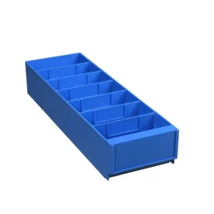 Plastipol-Scheu K/5 Z SHELF BOX POL.IA AZUL, 500 mm x 182 mm x 125 mm, 23K5ZK0011