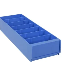 Plastipol-Scheu K/5 SHELF BOX POL.IA AZUL, 500 mm x 155 mm x 92 mm, 23K50K0011