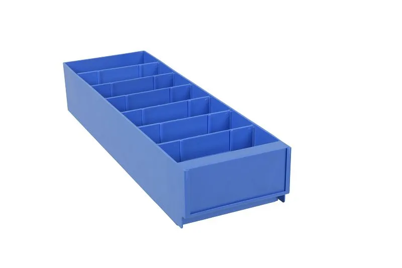 Plastipol-Scheu K/5 SHELF BOX POL.IA AZUL, 500 mm x 155 mm x 92 mm, 23K50K0011