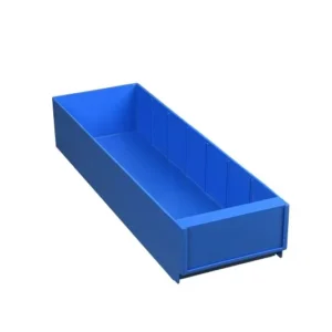 Plastipol-Scheu K/5 SHELF BOX POL.IA AZUL, 500 mm x 155 mm x 92 mm, 23K50G0011