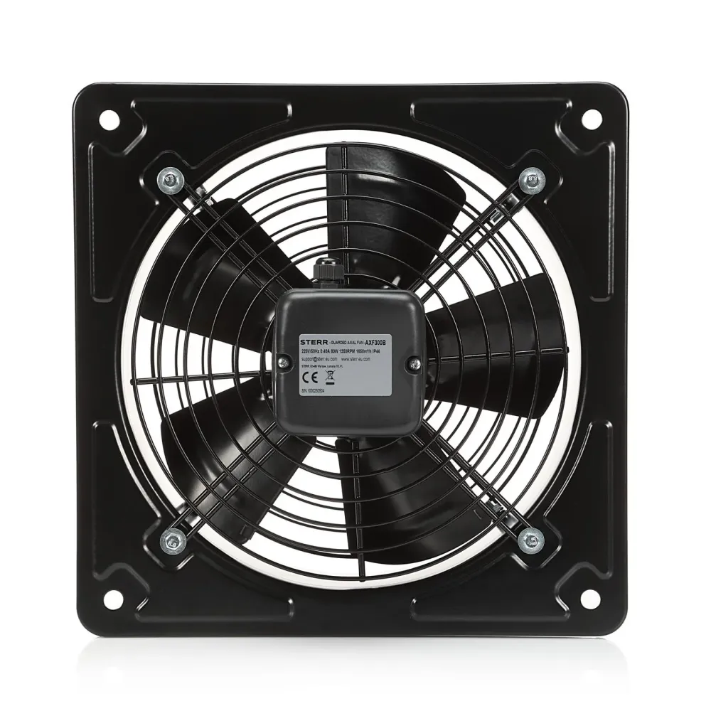 STERR AXF500BG - 500 mm Extrator Axial, guard, 6500 m³/h, 420 W