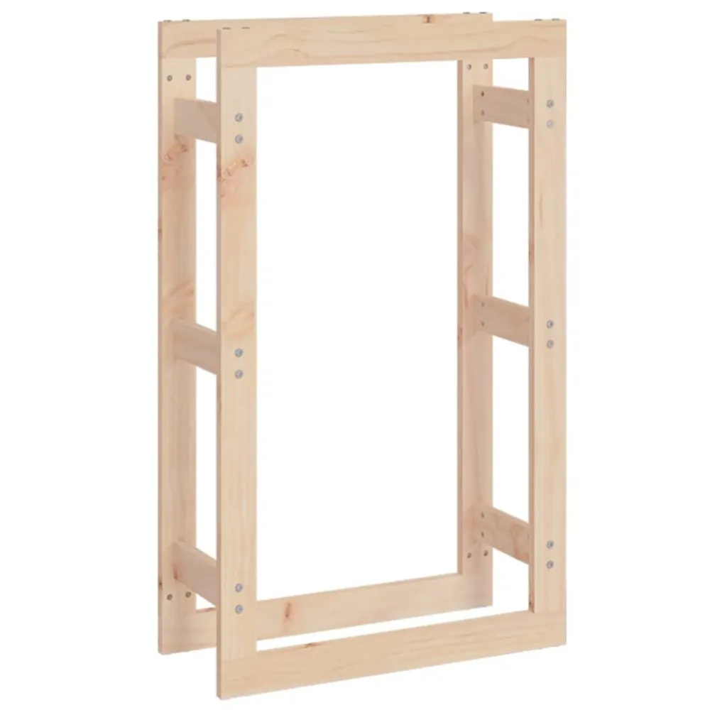 Suporte para lenha 60x25x100 cm pinho maciço