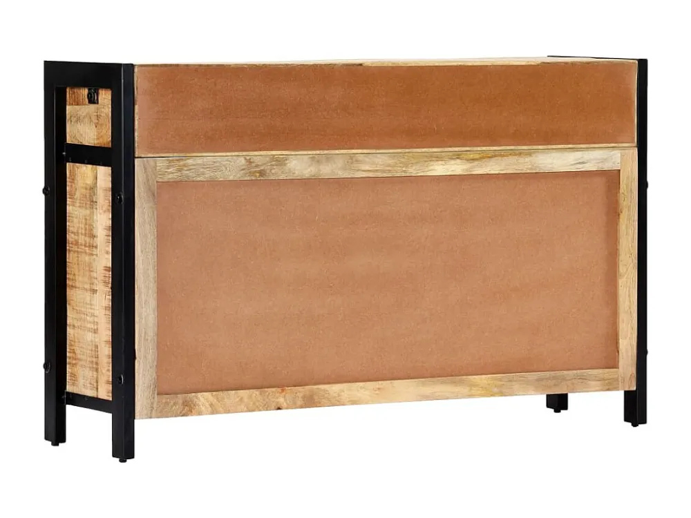 Aparador 120x35x76 cm madeira de mangueira maciç