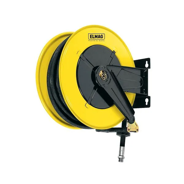 Enrolador de mangueira industrial ELMAG '530/31' para água 130°C, 25 m, 3/8', 200 bar, 43017