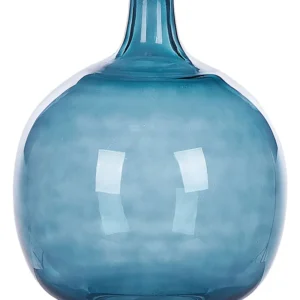 Jarro decorativo CHAPPATHI fabricado à mão Vidro Azul