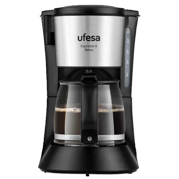 Máquina Café Filtro Ufesa CG7115 | 6 chávenas, 600W, Filtro Permanente, Anti-gota