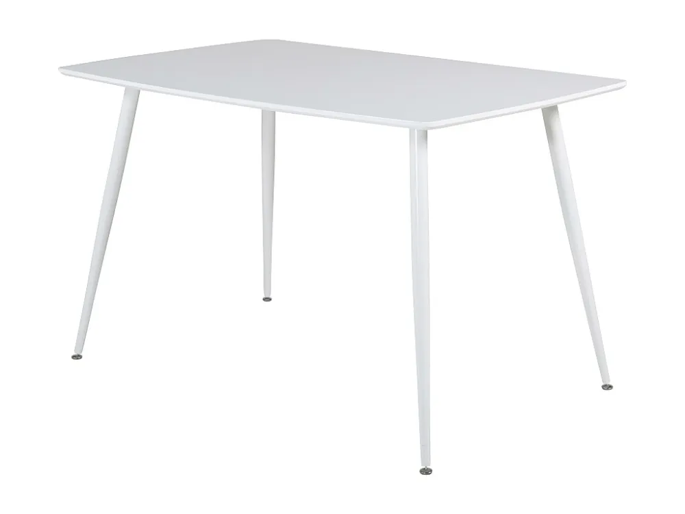 Mesa De Jantar POLAR DT80 80x120x75 Branco em Creme