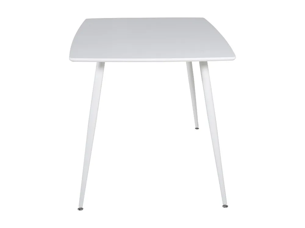 Mesa De Jantar POLAR DT80 80x120x75 Branco em Creme