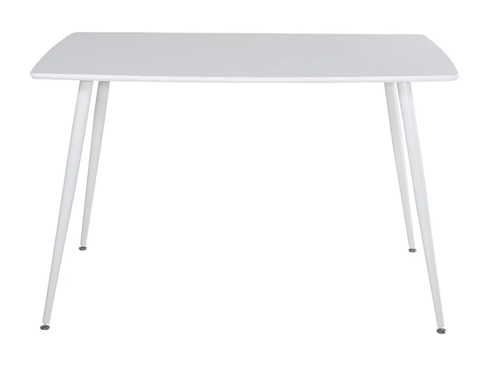 Mesa De Jantar POLAR DT80 80x120x75 Branco em Creme