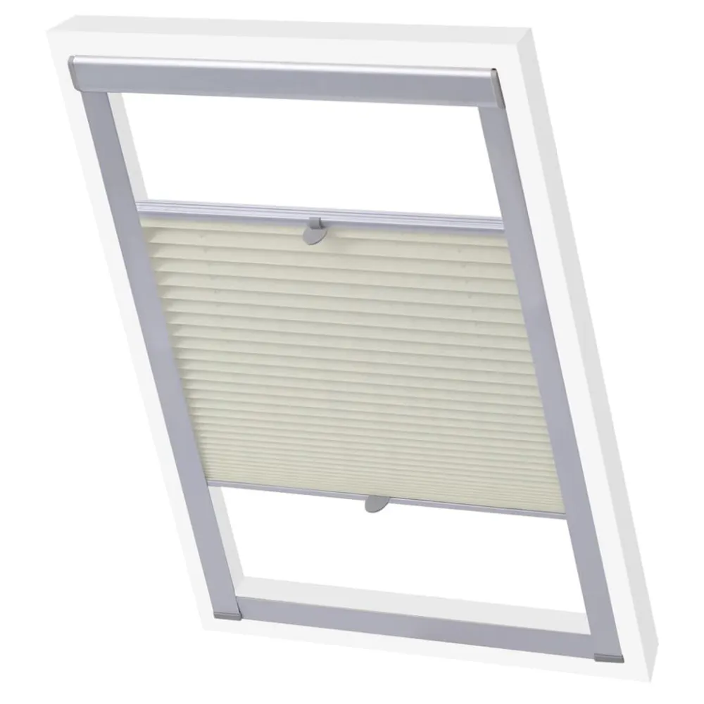 Persiana plissada creme FK06