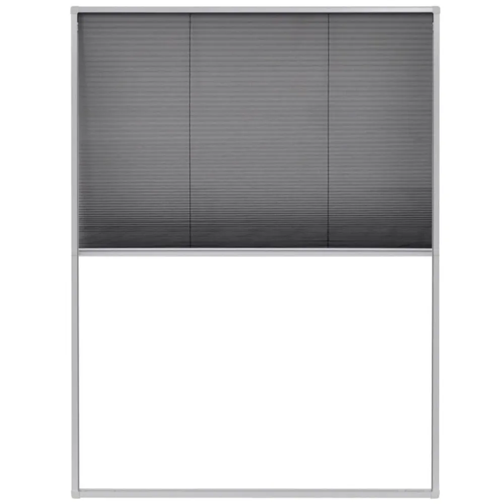 Tela anti-insetos plissada para janela alumínio 60x80cm