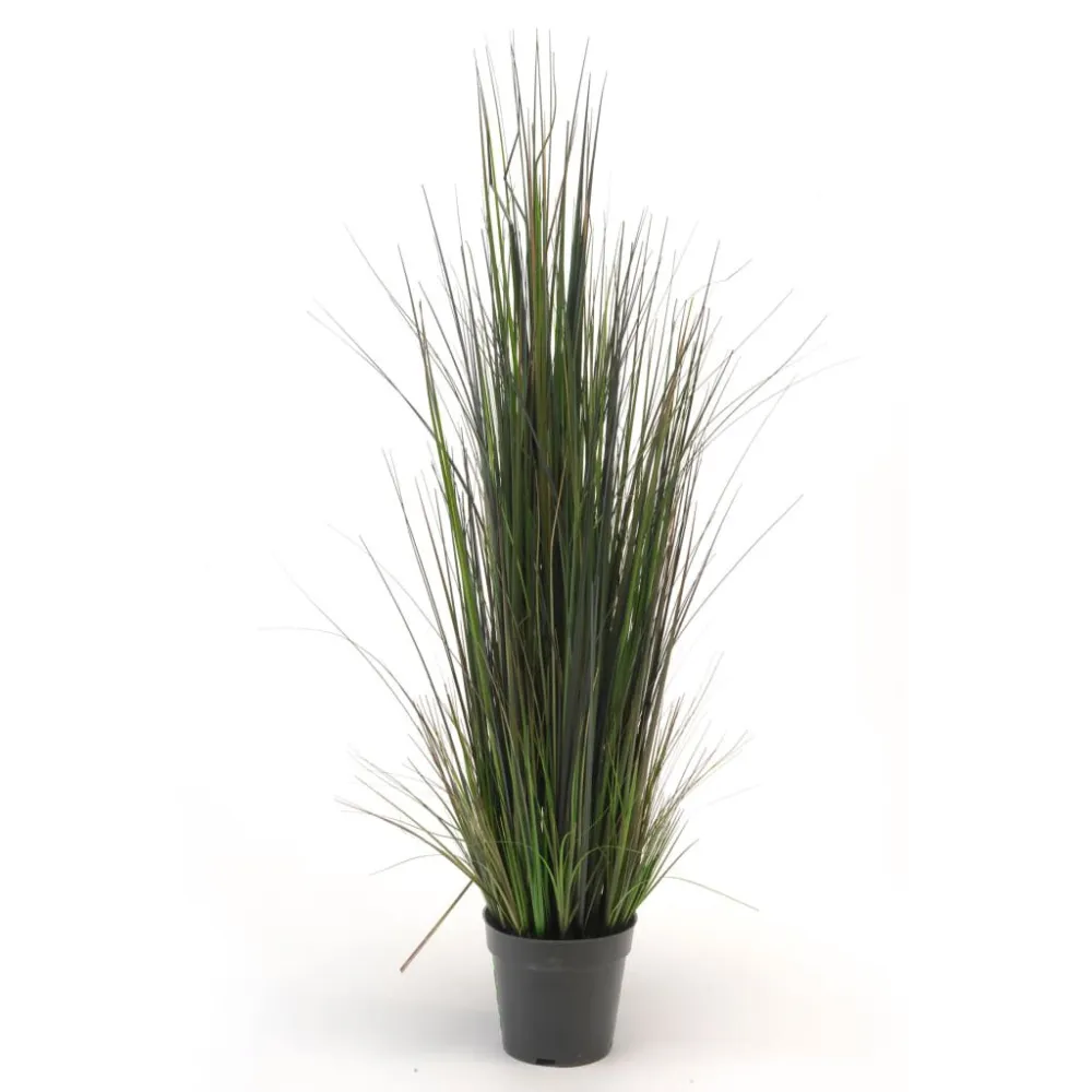 Tulipas de Seda Emerald Erva do rio artificial em vaso 90 cm