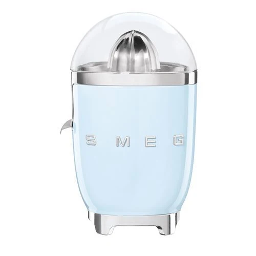 Espremedor de Citrinos Smeg CJF11PBEU Anni 50 - Azul céu com Suporte de Parede Incluído