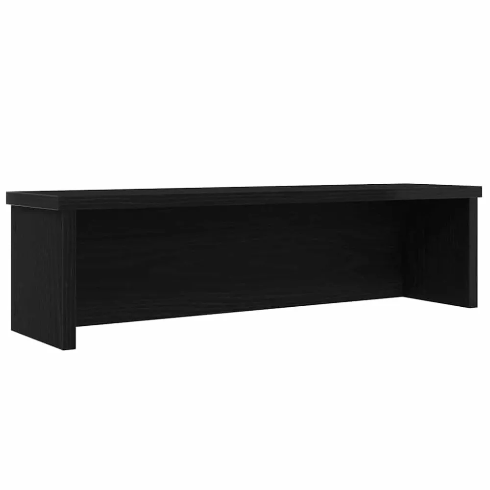 Ferramenta Longa Rack cozinha empilhável preto 60x15x16 cm madeira engenheirada